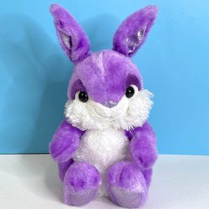 VERY RARE Vintage Walmart Purple Bunny Rabbit 11"‎ SOFT Plush Stuffed Animal Toy